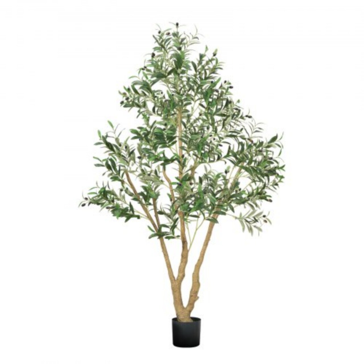 6ft Olive Tree Artificial with Flexible Branches Realistic Fake Plant for Indoor Home Decoration